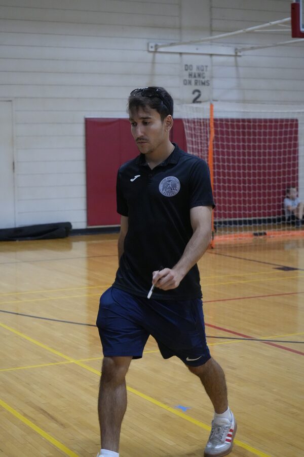 Coach Carlos Sanchis on the court